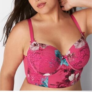 Cacique Longline Lightly Lined Balconette Bra Size 42DDD